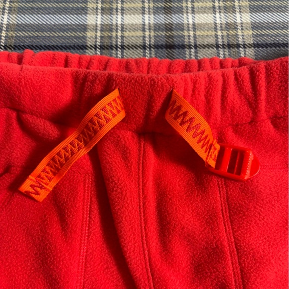 Free People FP Movement Highline Fleece Harem Pants Red NWT - Picture 14 of 14